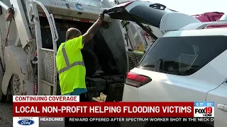 Local non-profit helps flooding victims with cleanup