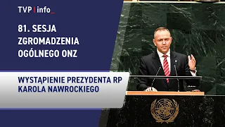 Karol Nawrocki's address at the 81st UN General Assembly session