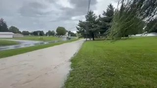 Storm damage in Mount Joy, Lancaster County