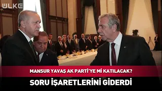Is Mansur Yavaş Joining the AK Party? He Addressed the Uncertainties
