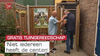 Cor leent gratis zijn tuingereedschap uit | Omroep Flevoland