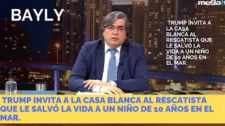 Trump invita a La Casa Blanca al rescatista que le salvó la vida a un niño de 10 años en el mar.