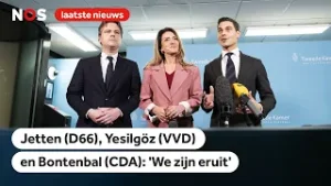 D66, VVD en CDA op hoofdlijnen eens, vrijdag presentatie coalitieakkoord