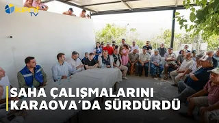 HE CONTINUED HIS FIELDWORK IN KARAOVA