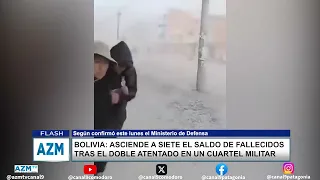 #Bolivia: death toll rises to seven after double #attack at a military barracks