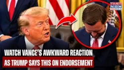 Watch Vance's 'Awkward' Smile As Trump Says This To Reporters On Endorsing VP For 2028 US President
