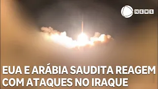 US and Saudi Arabia bomb Iraq in response to Iran