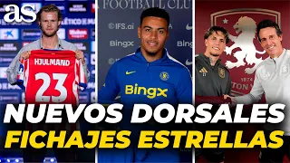 Estos son los DORSALES de los FICHAJES ESTRELLAS del mercado: LEGADO y DECLARACIÓN de INTENCIONES