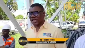 Direktè jeneral DINEPA vizite divès chantye konstriksyon rezo dlo potab nan rejyon sid peyi a.