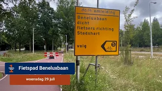 After 3.5 years, the bike path along the Beneluxbaan to the Stadshart is open again