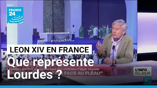 A Lourdes, Léon XIV exhorte à poursuivre la lutte contre des violences sexuelles • FRANCE 24