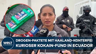 ECUADOR: Bizarre cocaine packages with Haaland branding! – Record seizure at Colombian border