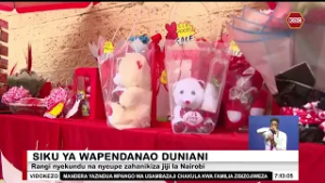 Shughuli tele zashuhudiwa jijini Nairobi siku ya wapendanao #valentinesday