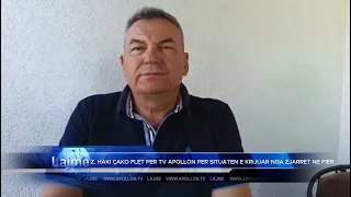 Drejtori i Përgjithshëm i Agjencisë Kombëtare të Mbrojtjes Civile,Z.Haki Çako per zjarret ne Fier.