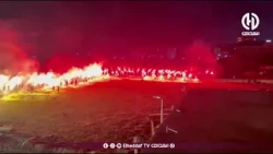 أنصار المولودية يخطفون الأنظار في نيجيريا  سفراء الجزائر يكتبون فصلاً من الوفاء خارج الوطن 🇩🇿😍