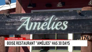 Boise’s Amélies restaurant has 30 days to turn business around or close.