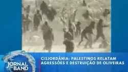 Palestinians report attacks and destruction of olive groves in the West Bank | Jornal da Band