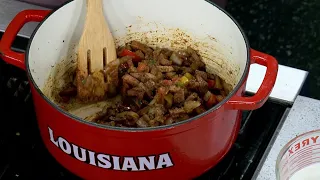 Cooking with Chef Kev: Tasso and Shrimp Pasta