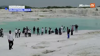Indian marble waste dump becomes unlikely tourist attraction