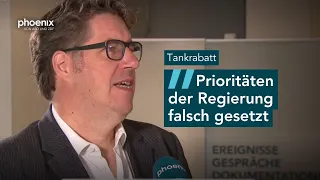 Michael Kellner (B'90/Grüne) und Mathias Middelberg (CDU) im Gespräch zum Tankrabatt | 25.09.26