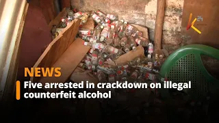 Five arrested in crackdown on illegal counterfeit alcohol