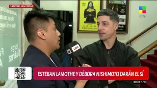 😍 SE CASAN ESTEBAN LAMOTHE Y DÉBORA NISHIMOTO