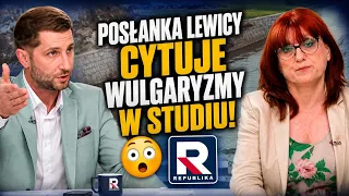 ​„Ostre spięcie u Kłeczka! Posłanka Lewicy cytuje wulgaryzmy w studiu!
