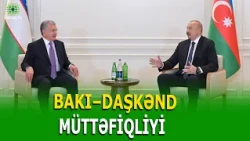İLHAM ƏLİYEV ŞAVKAT MİRZİYOYEVLƏ GÖRÜŞDÜ