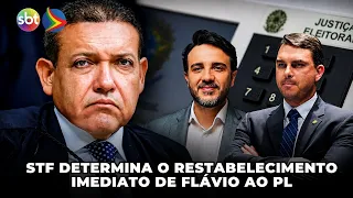 TSE President restores Flávio Bolsonaro's PL membership -4k