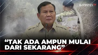 Presiden Prabowo: Tidak Ada Ampun untuk Pelaku Karhutla | BERITA UTAMA