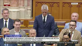 Bár már parlamenti képviselő, továbbra is Magyar Péter országjárásán segédkezik Tóth Tamás - HírTV