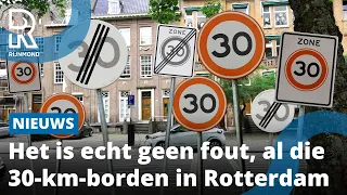 Deze verkeersborden lijken fout, maar Rotterdam kan niet anders | Rijnmond
