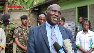 Government officials launch a crackdown on illicit alcohol sellers in Kiambu
