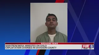 Man from India charged with child exploitation in Davidson County
