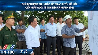 PROVINCIAL CHAIRMAN SURVEYS CONNECTING ROAD PROJECTS FOR TINH BIEN AND KHANH BINH INTERNATIONAL B...
