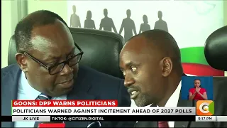 DPP warns politicians against hate speech and political goonism