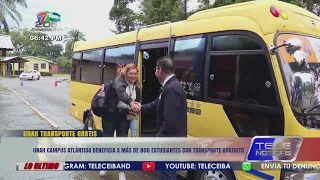 UNAH Atlántida campus benefits over 800 students with free transportation