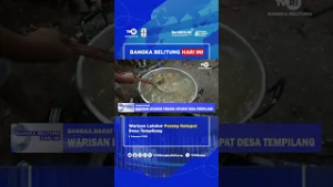 Warisan Leluhur Perang Ketupat Desa Tempilang
