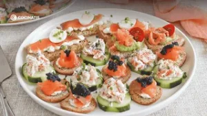 Canapés de Navidad para sorprender (fáciles y variadas)