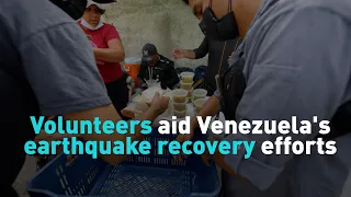 Volunteers aid Venezuela's earthquake recovery efforts