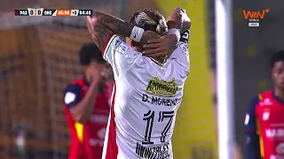 Dayro Moreno estuvo muy cerca de marcar y darle la ventaja a Once Caldas ante Pasto.
