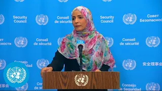 Yemen Peace Process - Human Rights defender's Media Stakeout | United Nations