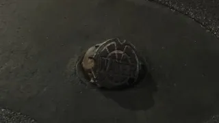 Raised utility cover damages multiple cars in Las Vegas