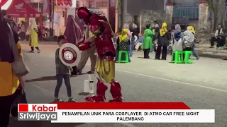 Unique Cosplayer Appearances at the Atmo Car Free Night in Palembang
