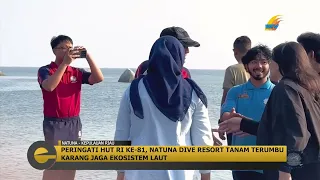 KEPRI EXPOSE - COMMEMORATING THE 81ST INDONESIAN INDEPENDENCE DAY, NATUNA DIVE RESORT PLANTS CORA...