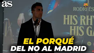 RODRI's answer to the million-dollar question: why Barça and not Madrid?