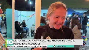 La 39° Fiesta Provincial del Michay se vivió a pleno en Jacobacci