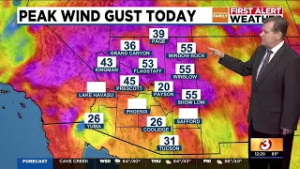 Breezy, First Alert day in metro Phoenix, snow in mountains