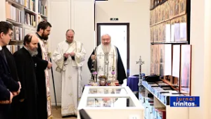 Binecuvântarea lucrărilor efectuate la Magazinul bisericesc „Renașterea” din Piața Avram Iancu