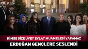 "Kimse Size Üvey Evlat Muamelesi Yapamaz!" Erdoğan'dan Gençlere Destek #sondakika